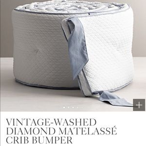 Restoration hardware crib bumper